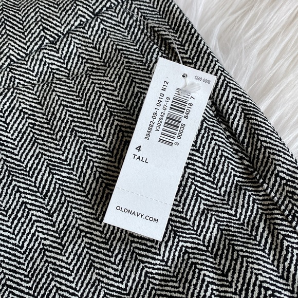 Old Navy Gray Herringbone women’s pixie pant 4L - Picture 3 of 4